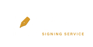 Notary Services Florida The Closing Signing Service Logo white