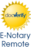 E-notary remote logo