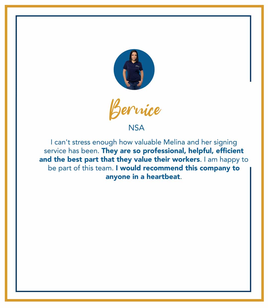 Bernice-Testimonial